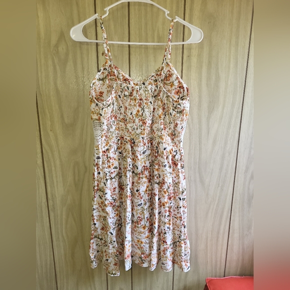 Womens Cutout Floral Sun Dress - Picture 2 of 5